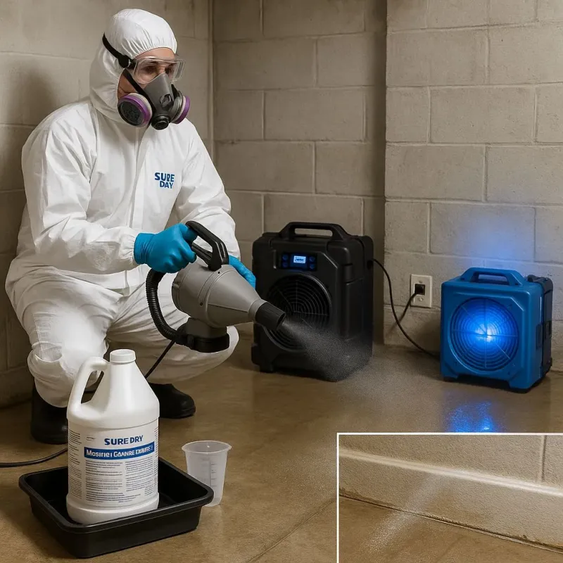 Sanitization and Odor Removal process in Polk City, IA