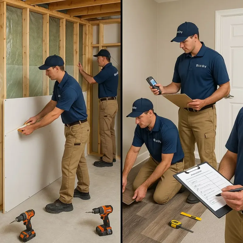 Repairs and Reconstruction process in Polk City, IA